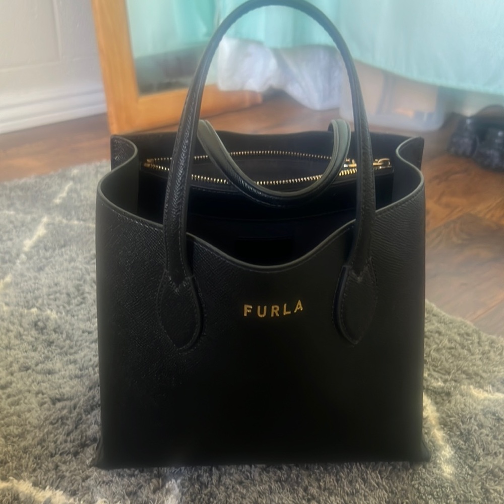 Authentic small Furla tote